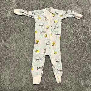 Vintage Looney Tunes Bodysuit Infant Baby Small Tweety Bugs Bunny